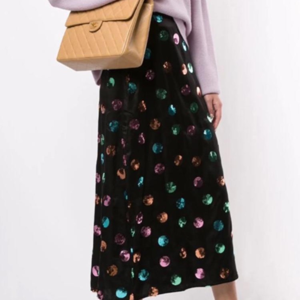 Rixo midi skirt
